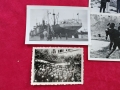 Wooden box with the image of U-Boot + 13 Kriegsmarine Photographs