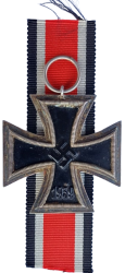 Iron Cross Second Class 1939 unmarked 11 of maker Grossmann & Co., Wien (Austria).