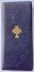 An Honour Cross of the German Mother, Gold Grade with Case, by C.F. Zimmermann