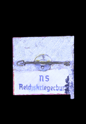 German NSKOV Wooden Flag Tinnie