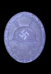 SILVER CLASS WOUND BADGE MARKED 26
