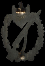 INFANTRY ASSAULT BADGE IN SILVER BY WERNER REDO "W.R.42"