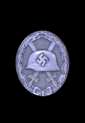 Wound badge in silver – L/54 Schauerte & Höhfeld, Lüdenscheid.