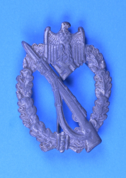 IAB. GERMAN INFANTRY ASSAULT BADGE F. WIEDMANN. ZINC