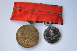 Prussia, State. A Medal Bar With Two Medals.
