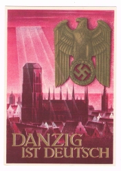 III. Reich - colored propaganda postcard - 