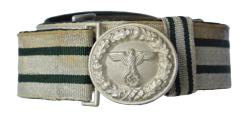 A National Forestry Service Official's Dress Brocade Belt with Buckle.