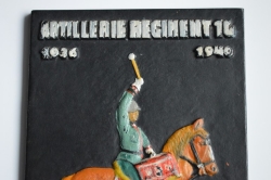 Sign Artillerie Regiment 16 hand-painted.