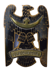 Freikorps. Box Breslau with Silesian Eagle marked Max Reich Breslau.