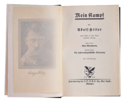 Germany, Third Reich. A 1934 Edition of Mein Kampf