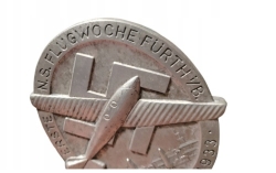 Germany, Third Reich. A 1933 Fürth Inaugural National Socialist Flight Week Table Medal
