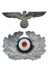 An Army Visor Wreath And Cockade With Eagle