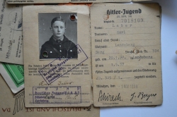 Hitlerjugend HJ and Deutsches Jungvolk (DJ) Grouping By Karl Laber, ID Documents, Badges etc.
