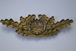 Germany, Daf. A German Labour Front (Daf) Leader’s Visor Cap Cockade And Wreath