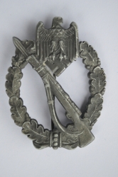 IAB Infantry Assault Badge Silver, unmarked maker Wilhelm Deumer.