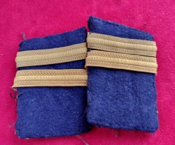 Kriegsmarine Obermaat Collar Tabs (Blue)