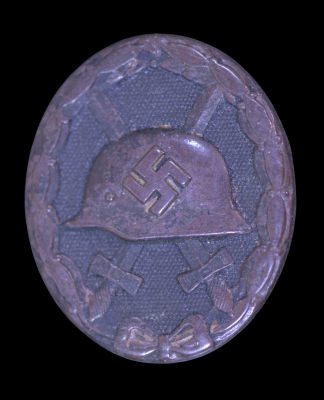 Wound Badge Black 1939 By Eduard Hahn marked EH.