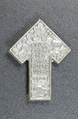 1938 HJ WAR GAMES BADGE. (Kampfspiele Abzeichen) 