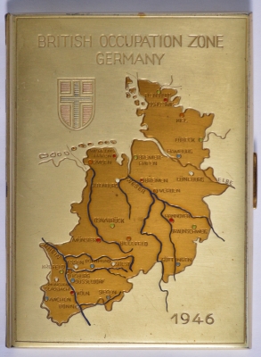 Germany. Cigarette case British Occupation Zone 1946.