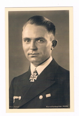 KC Winner Postcard - Günther Prien Commander of U - 47.