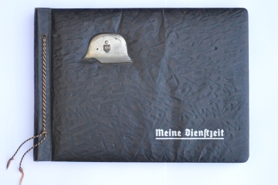 A SECOND WORLD WAR GERMAN PHOTO ALBUM 4 PANZER ABWEHR ABTEILUNG IN MAGDEBURG.