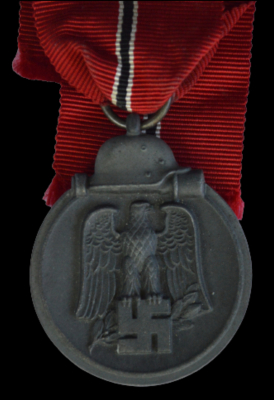 A 1941 - 42 EAST MEDAL MARKED 7 BY maker Paul Meybauer, Berlin.