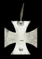 IRON CROSS FIRST CLASS 1939 UNMARKED 100, NONMAGNETIC BY RUDOLF WÄCHTLER & LANGE, MITTWEIDA.