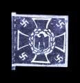 German Pioniere Troops Wooden Flag Tinnie