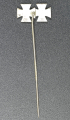 A Miniature Iron Cross 1939 First and Second Class stick pin marked L/21