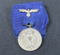 A SECOND WAR GERMAN WEHRMACHT LONG SERVICE MEDAL - 4 YEARS.