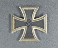 Iron Cross First Class 1939 screw back marked L/52 maker C. F. Zimmermann, Pforzheim Main.