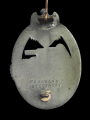 AN SILVER GRADE TANK BADGE MARKED FRANK & REIF, STUTTGART.