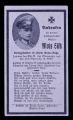 A Obituary (Death Card) soldier of the Grenadier Regiment to Obergefreiter Alois Süß.