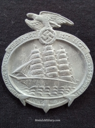 A 1935 National Day Of Sea Travel Badge By PAUL SCHULZE & CO., LÜBECK.