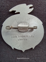A 1935 National Day Of Sea Travel Badge By PAUL SCHULZE & CO., LÜBECK.