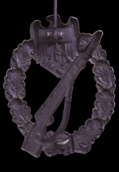 IAB Infantry Assault Badge Bronze, unmarked maker Wilhelm Deumer.
