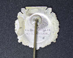 A Marine; a 10 and a 25 Year Veteran's Membership Stickpins By Gante