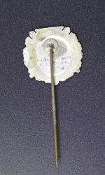 A Marine; a 10 and a 25 Year Veteran's Membership Stickpins By Gante