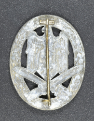 GAB. General Assault Badge in tombak By Otto Schickle, Pforzheim.