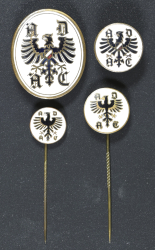 Set ADAC German Automobile Club Member Badges and stickpins