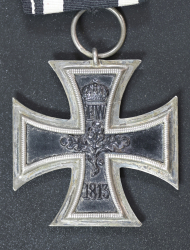 An Iron Cross Second Class 1914 marked R maker Alfred Rösner Dresden.