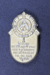 An NSDAP TINNIE - Reichswettkampftage der SA Gruppe Niederrhein 28.-30. Aug 1935.