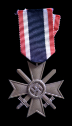 A War Merit Cross Second Class With Swords marked 11 maker Grossmann und Co., Wien.