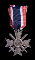 A War Merit Cross Second Class With Swords marked 11 maker Grossmann und Co., Wien.