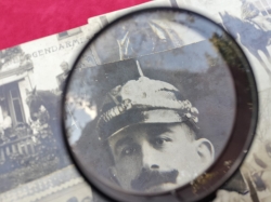 Five original photographs of the field gendarmerie "Feldgendarmerie" World War I.