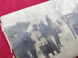 Five original photographs of the field gendarmerie "Feldgendarmerie" World War I.