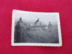 Original photograph of Panzerkampfwagen I on maneuvers in 1935