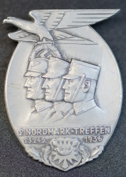 Germany. A 1936 2Nd Sa Nordmark Meeting Badge