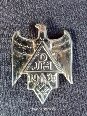 Hitler Youth (Hj) & German Youth Hostel (Djh) Tinnie