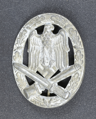 GAB. General Assault Badge in tombak By Otto Schickle, Pforzheim.